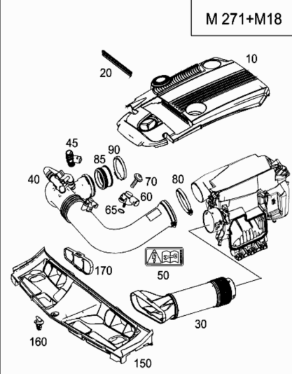 Radiator Splash Shield (Lower) 2045242330