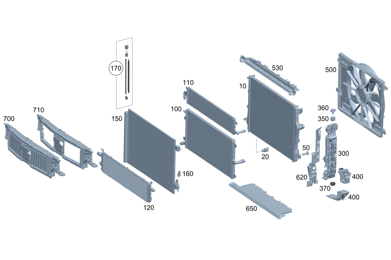 Headlight Bracket R 2066203602