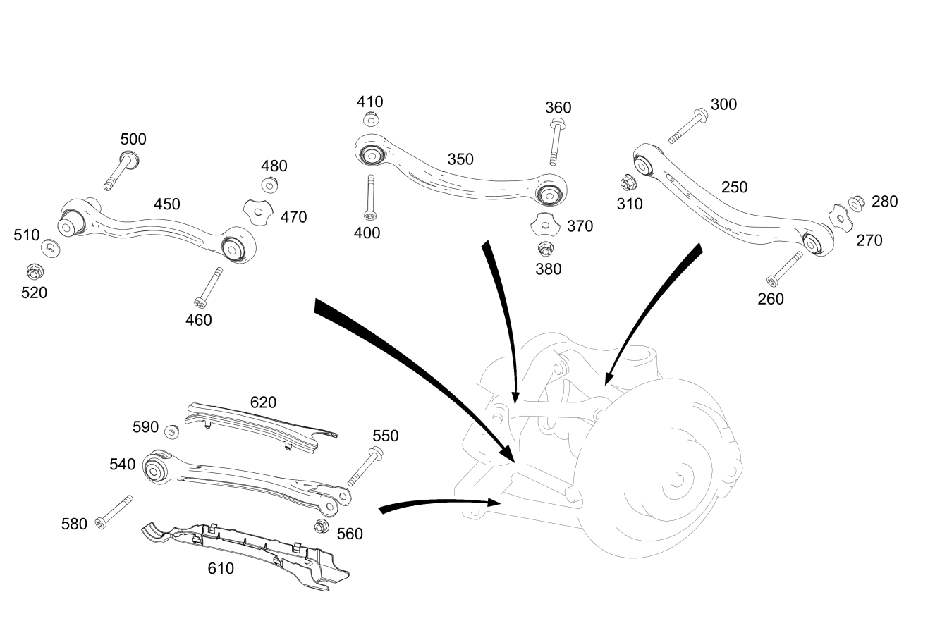 Rear Tie Rod 2053506303