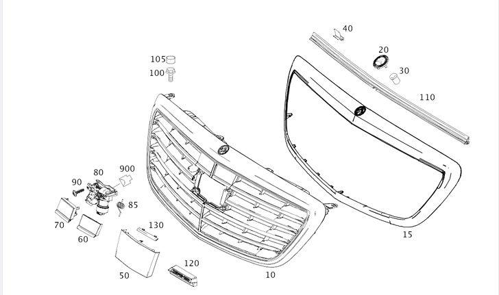 Grille Emblem 8176910